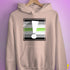 Agender Pride Flag Exclamation Point Hoodie - Light Pink